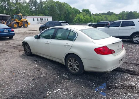 2011 Infiniti G25 Journey z USA, uszkodzony, nr VIN JN1DV6AP3BM603945
